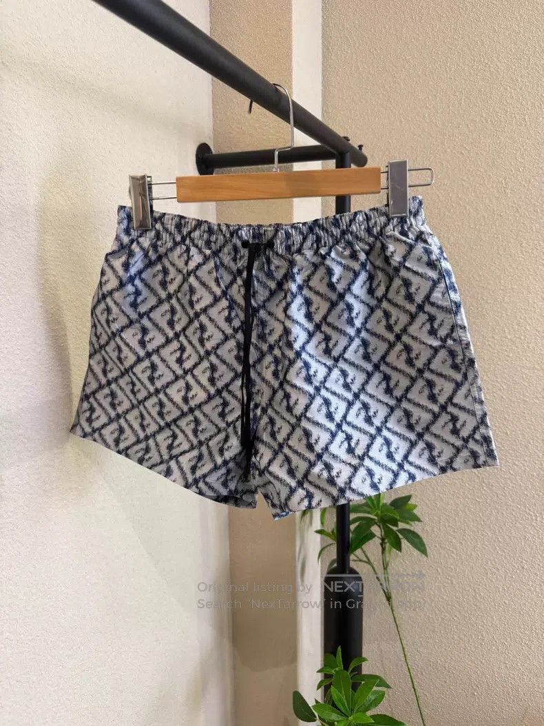 Fendi Fendi Blue Full Print FF Pattern Shorts Size 28" / US 6 / IT 42 - 1 Thumbnail