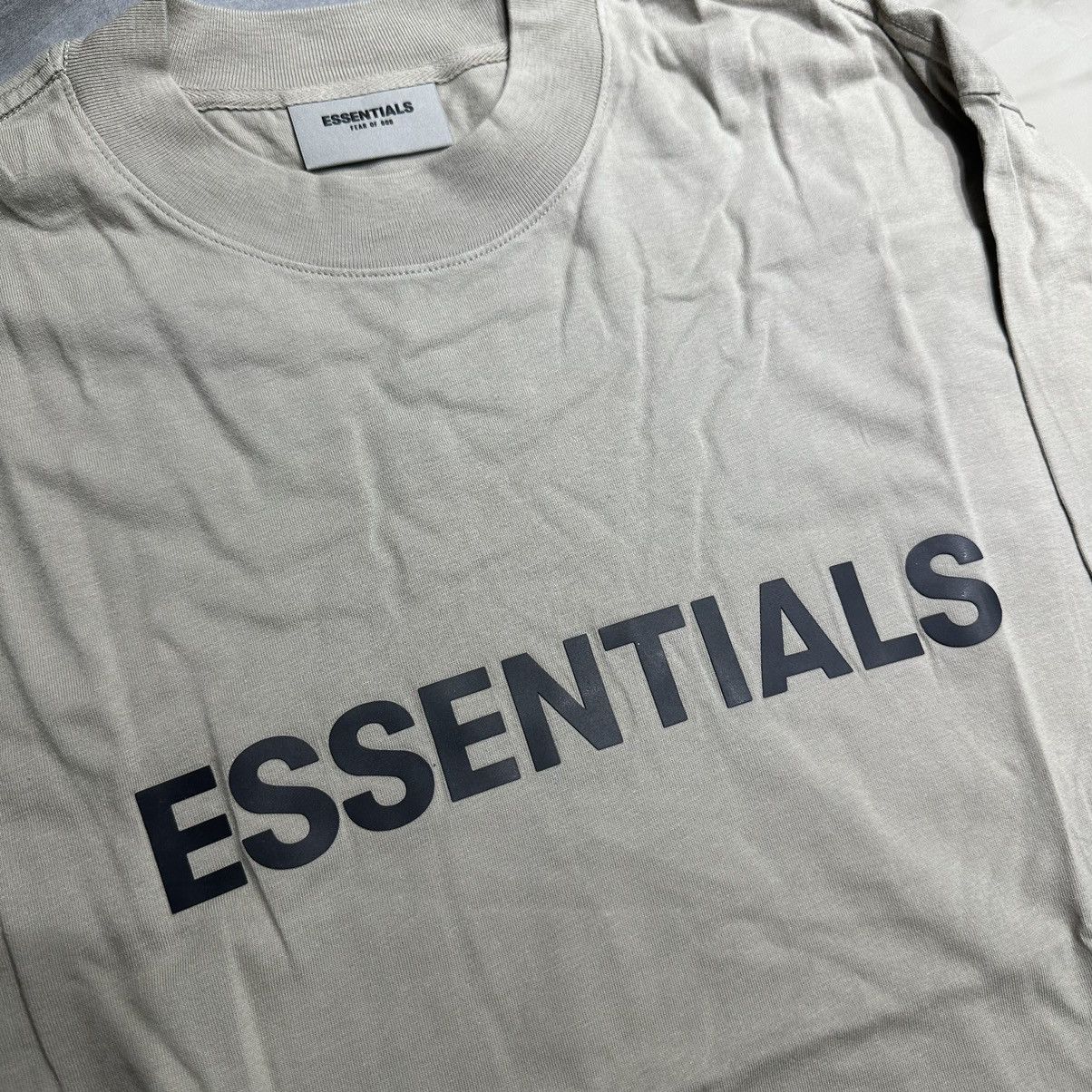Essentials Essentials-F.O.G Front Logo Longsleeve Tee - Olive Size US L / EU 52-54 / 3 - 2 Thumbnail