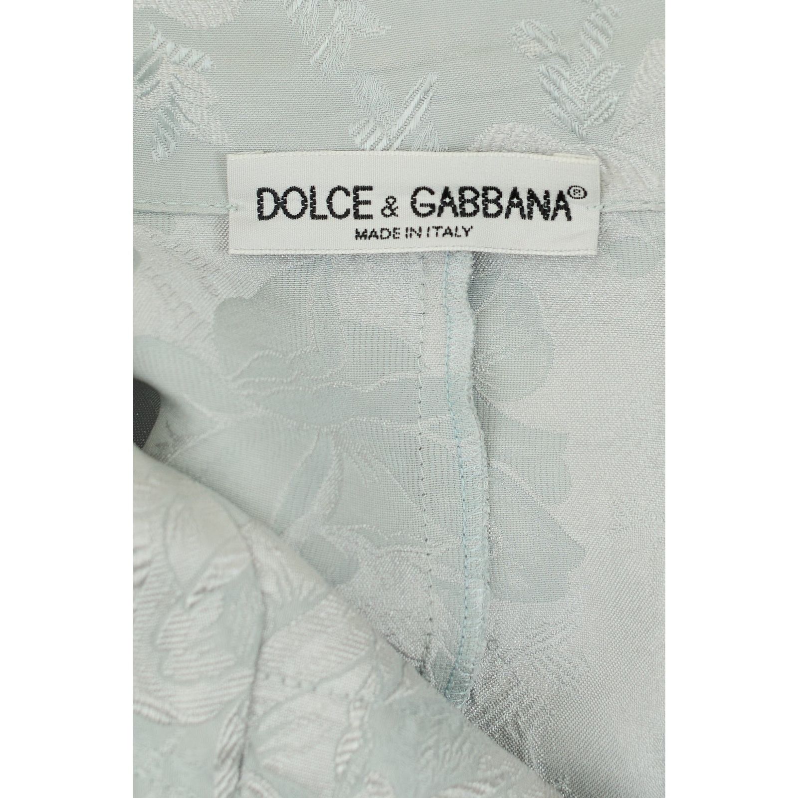 Dolce & Gabbana Blue Floral Suit Set Size 27" / US 4 / IT 40 - 7 Thumbnail