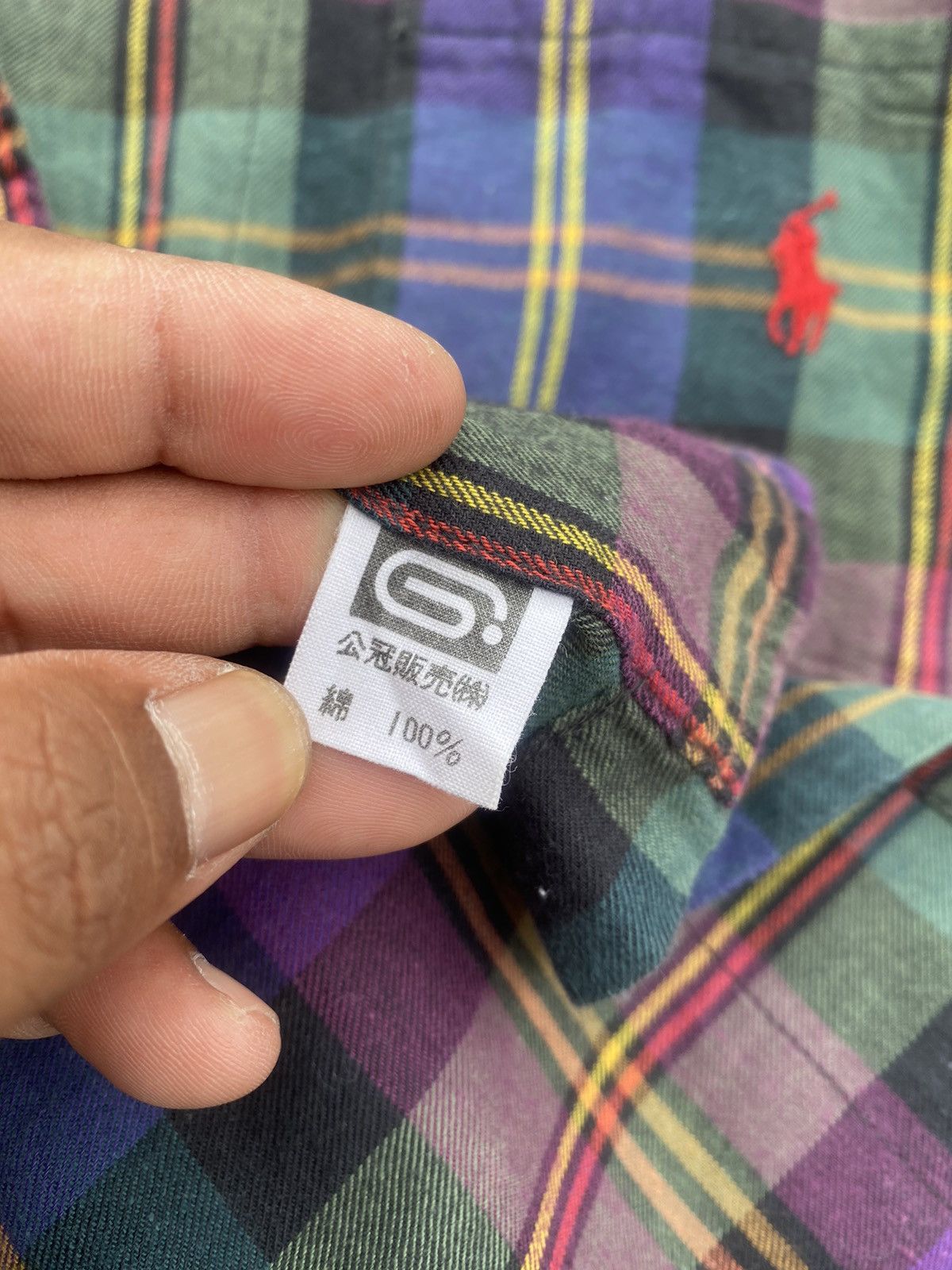 Polo Ralph Lauren Rare Polo Ralph Lauren Checkered Buttons Up Shirt Size US M / EU 48-50 / 2 - 14 Thumbnail