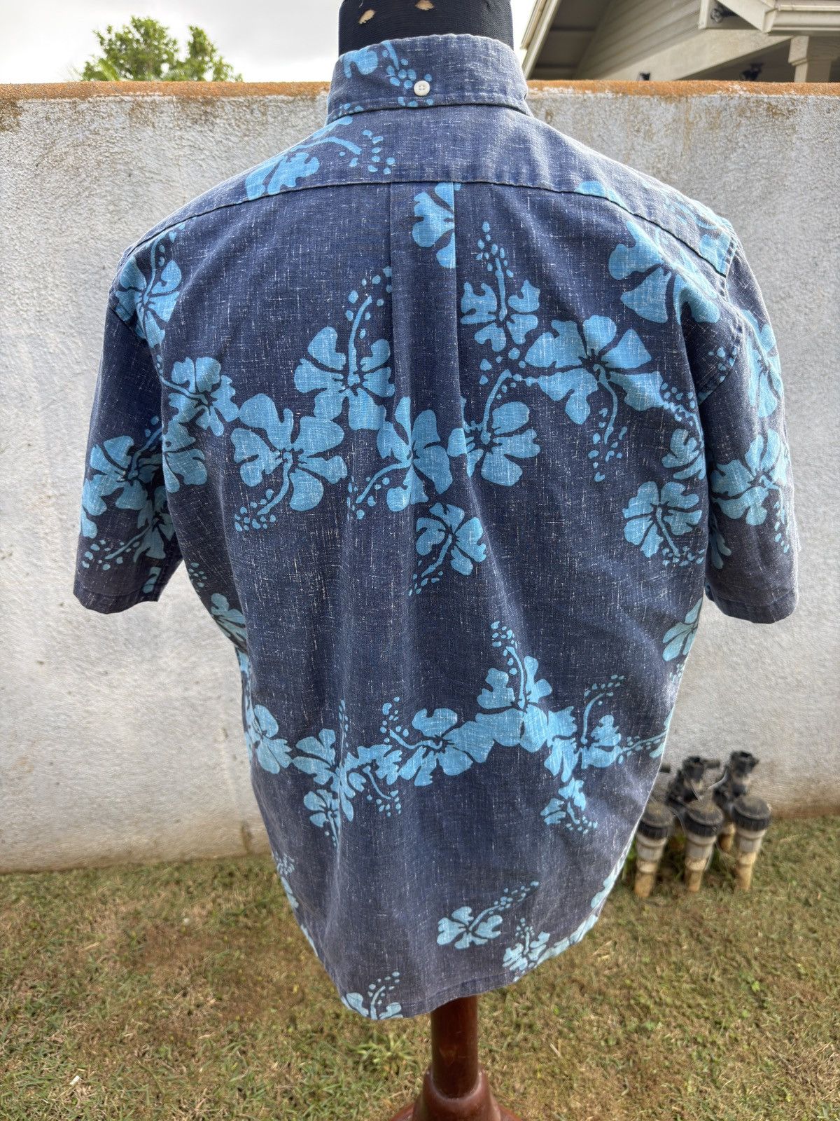 Reyn Spooner PreOwned Reyn Spooner Blue Hawaiian Print Men's M Size US M / EU 48-50 / 2 - 2 Thumbnail