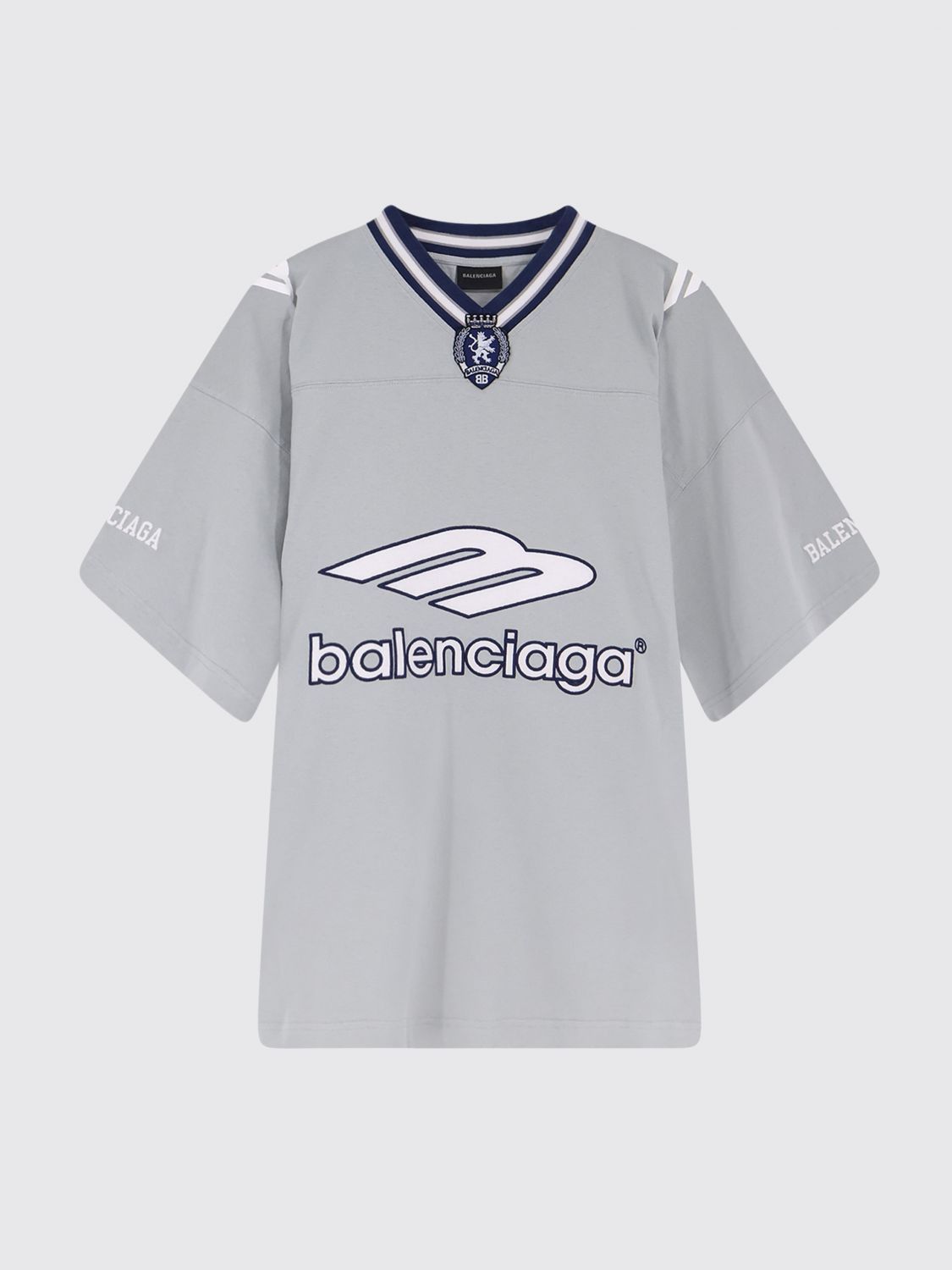 Balenciaga Balenciaga T-Shirt Men Grey Size US L / EU 52-54 / 3 - 1 Preview