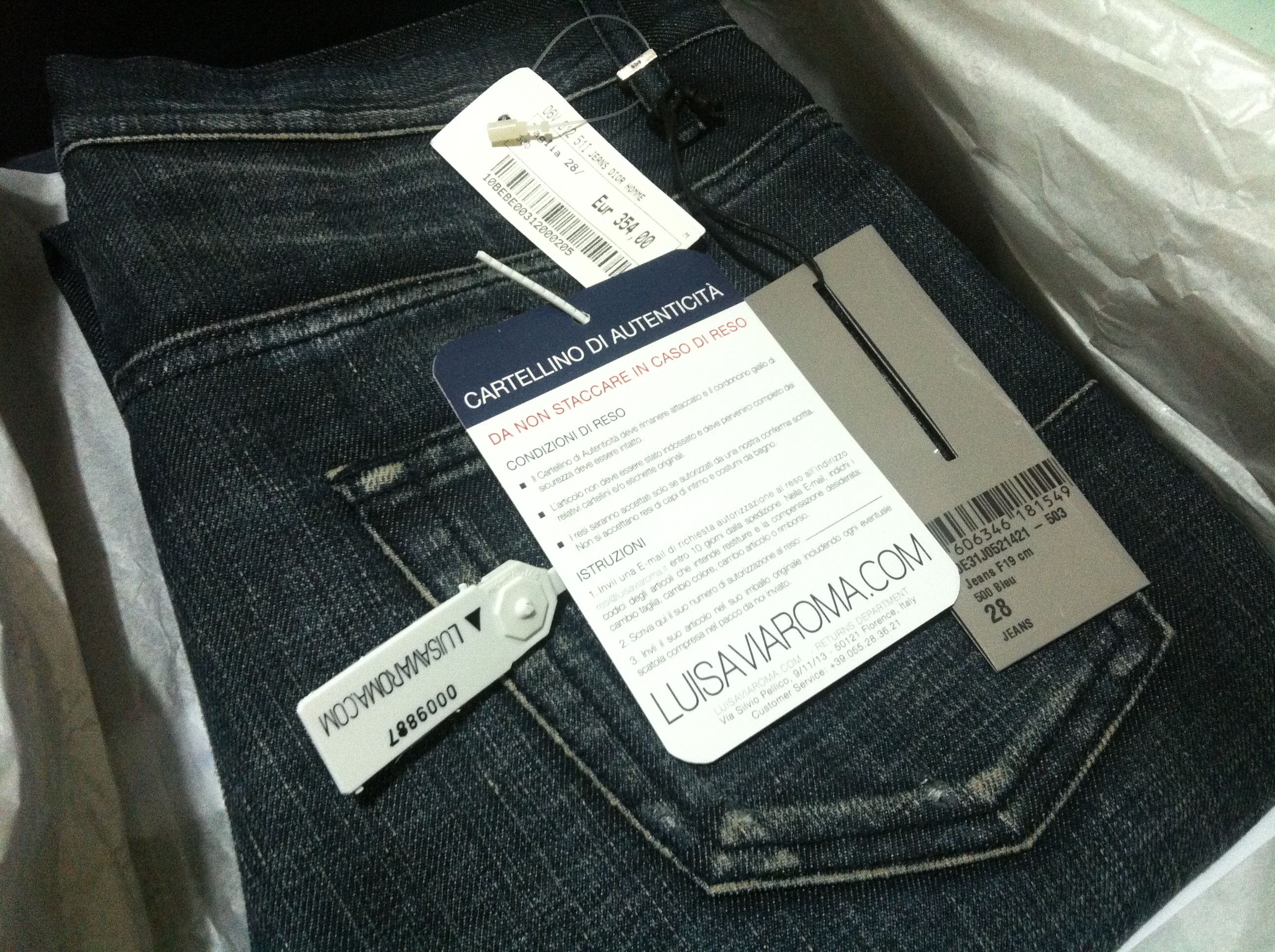 Dior Dior Homme Mulholland Drive Jeans Size 28 Sealed Perfect Size US 28 / EU 44 - 12 Thumbnail