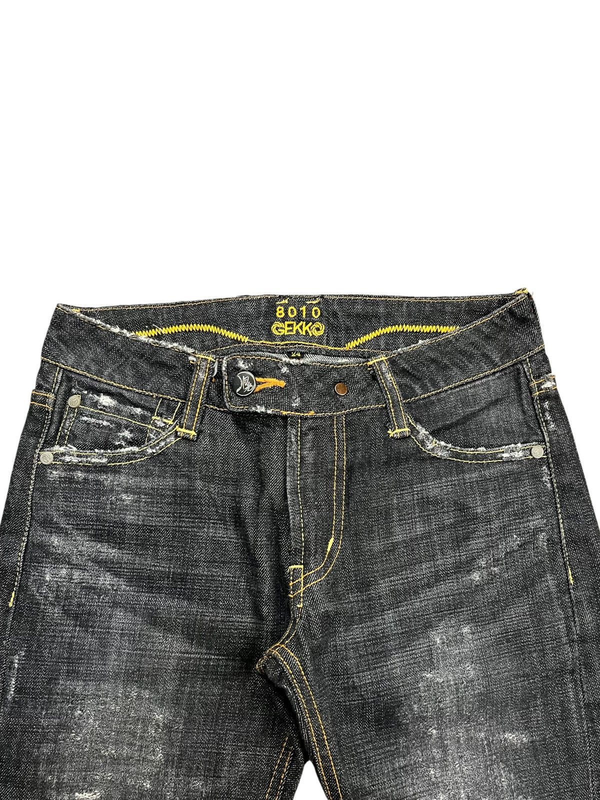 Japanese Brand 2000s Gekko - Distressed Denim Size US 29 - 6 Thumbnail
