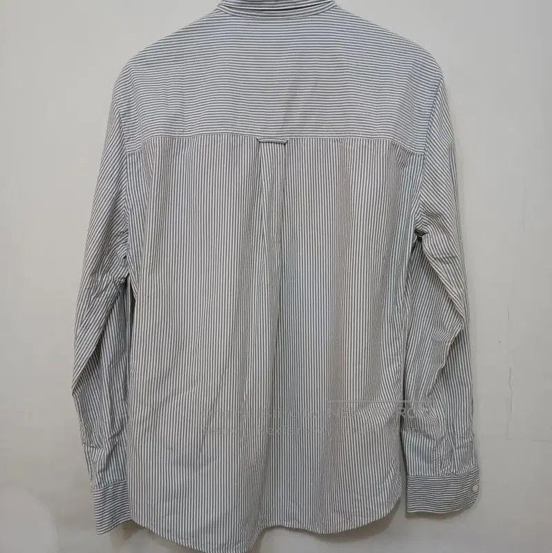 AMI AMI Men's Gray Striped Long Sleeve Shirt . Size US L / EU 52-54 / 3 - 8 Thumbnail