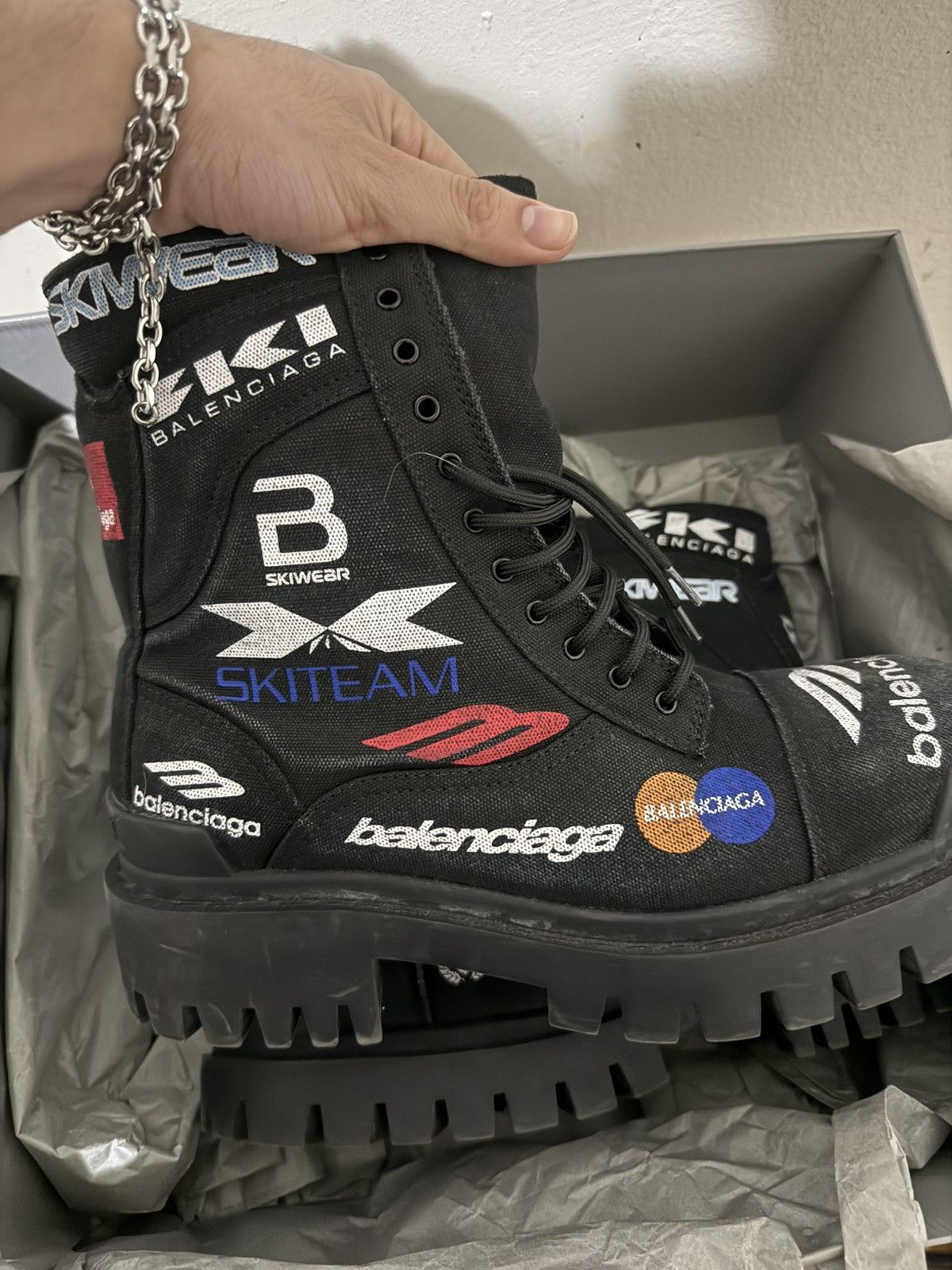Balenciaga Balenciaga Combat Strike Boots Size US 9 / EU 42 - 4 Thumbnail