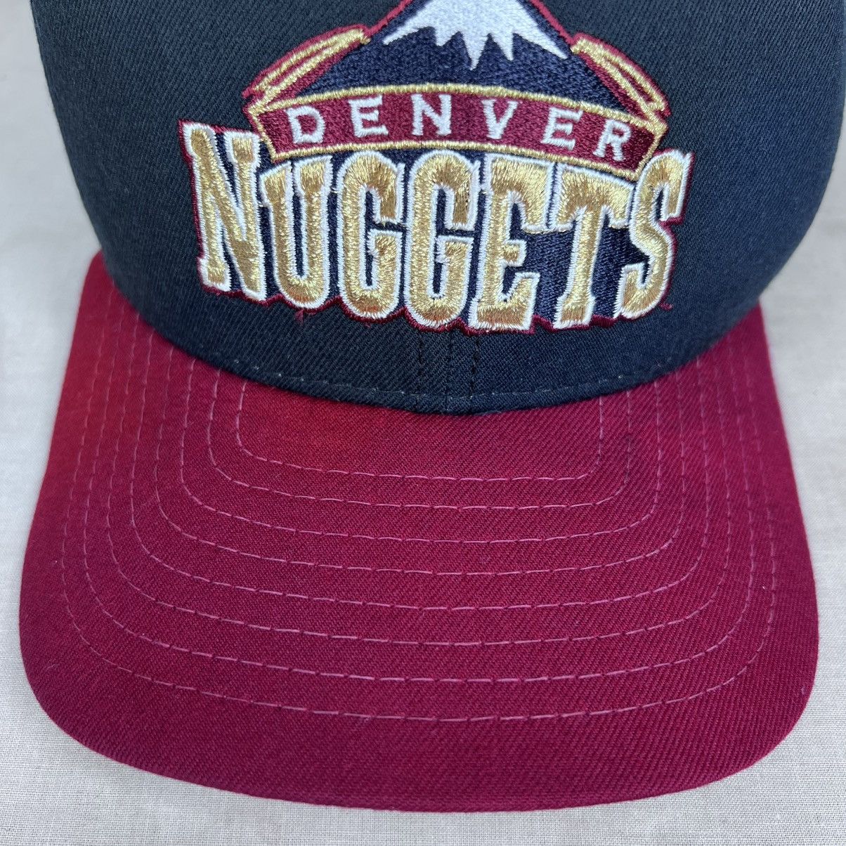 New Era Vintage 1990s NBA Denver Nuggets New Era Plain Logo Snapback Size ONE SIZE - 3 Thumbnail