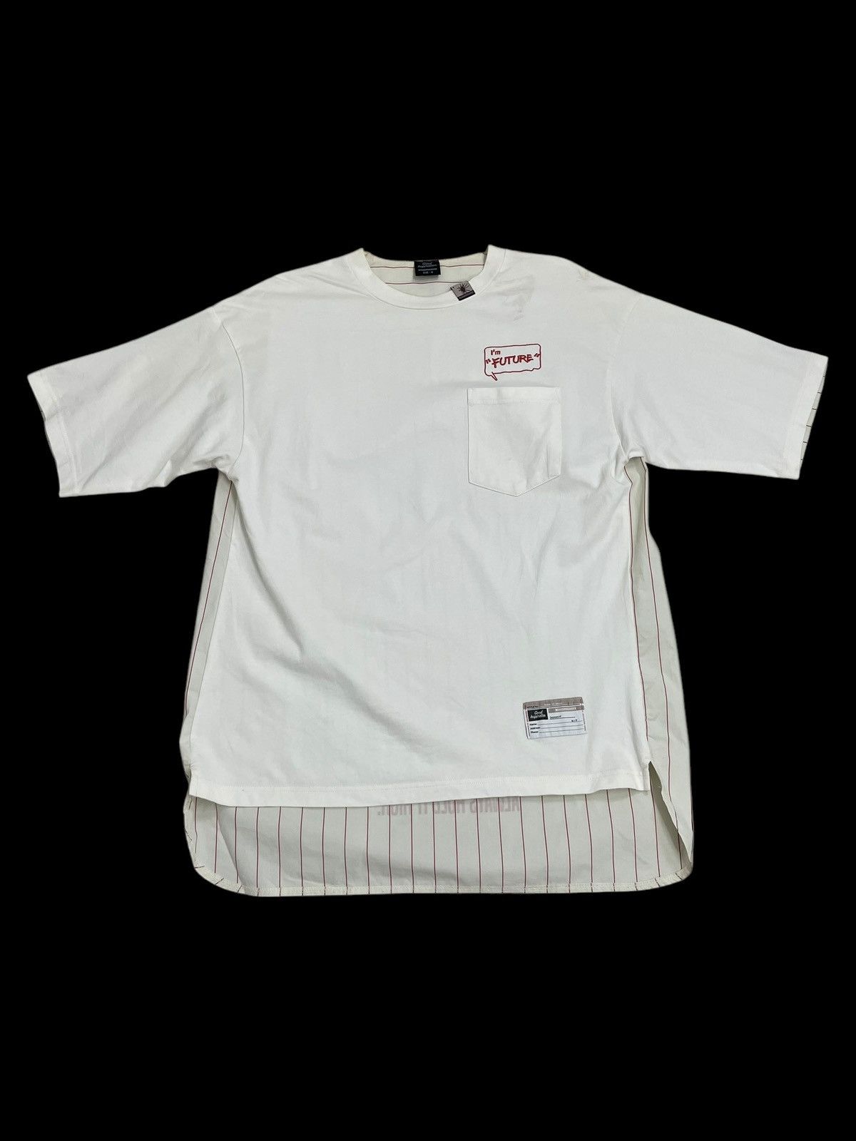 GU × Maison MIHARA YASUHIRO Cream Oversize Baseball Jersey Im Future Good Inspiration Size US M / EU 48-50 / 2 - 1 Thumbnail