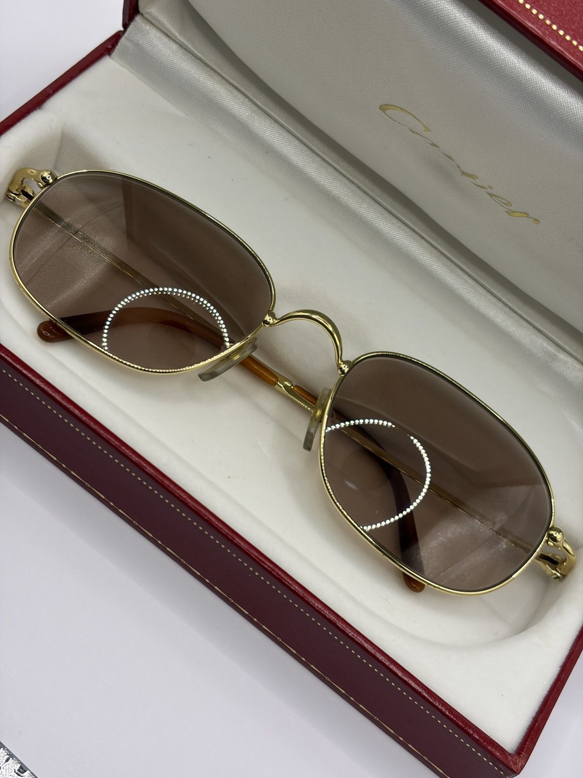 Cartier Cartier Cercle Fin Vesta Or sunglasses Size ONE SIZE - 1 Thumbnail