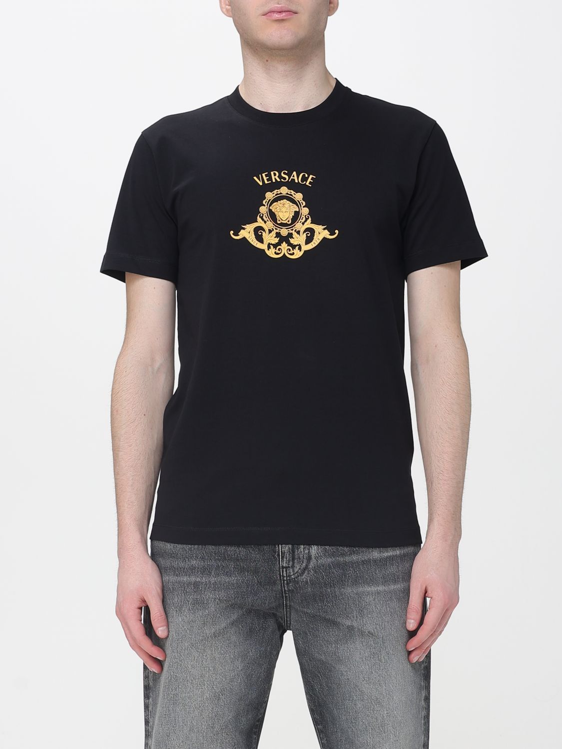 Versace Versace T-Shirt Men Black Size US M / EU 48-50 / 2 - 1 Thumbnail