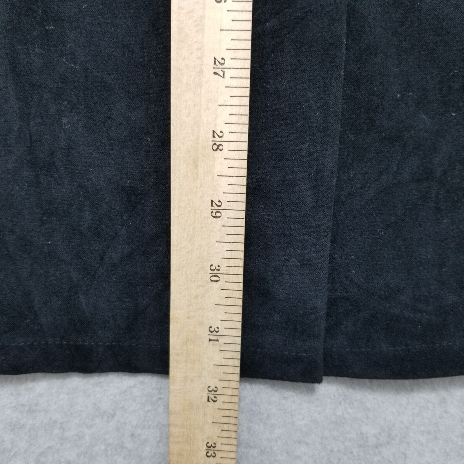 Other Sag Harbor Shirt 18W Black Button Up Pocket Long Sleeve Size XXL / US 16-18 / IT 52-54 - 7 Thumbnail