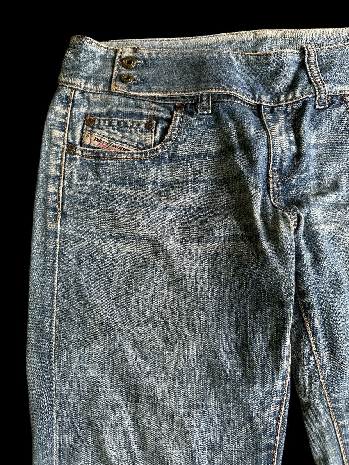 Diesel Flare Bootcut💥 DieseL Blue Washed BootCut Style💥 Size US 33 - 3 Thumbnail