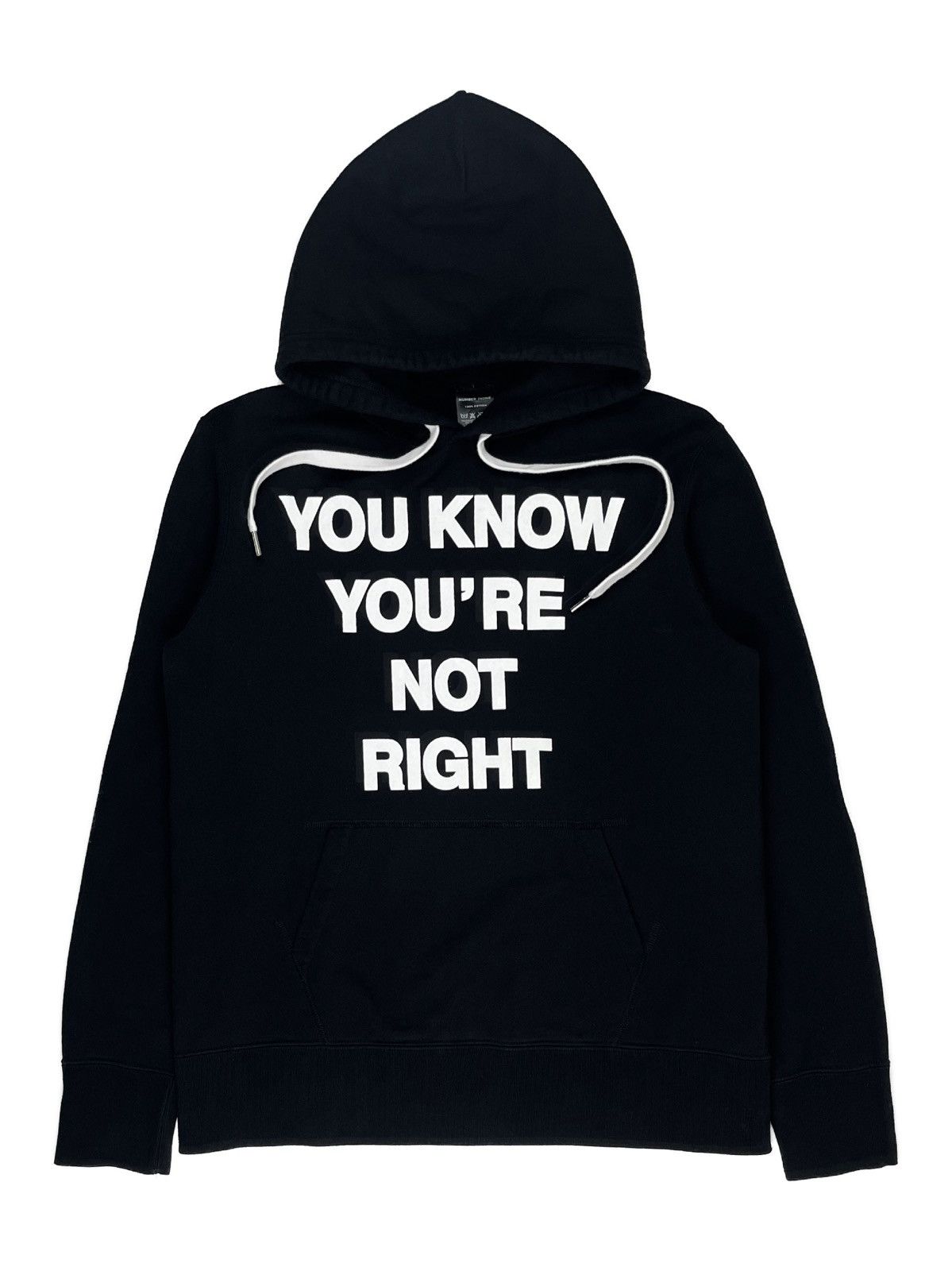 Number (N)ine FW15 Number (N)ine You Know You’re Not Right Hoodie Size US S / EU 44-46 / 1 - 1 Thumbnail