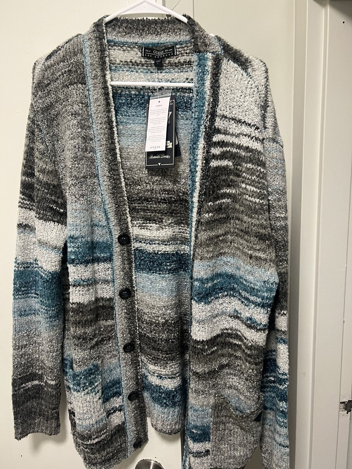 Guess Guess Cardigan Knitted Size US L / EU 52-54 / 3 - 1 Thumbnail