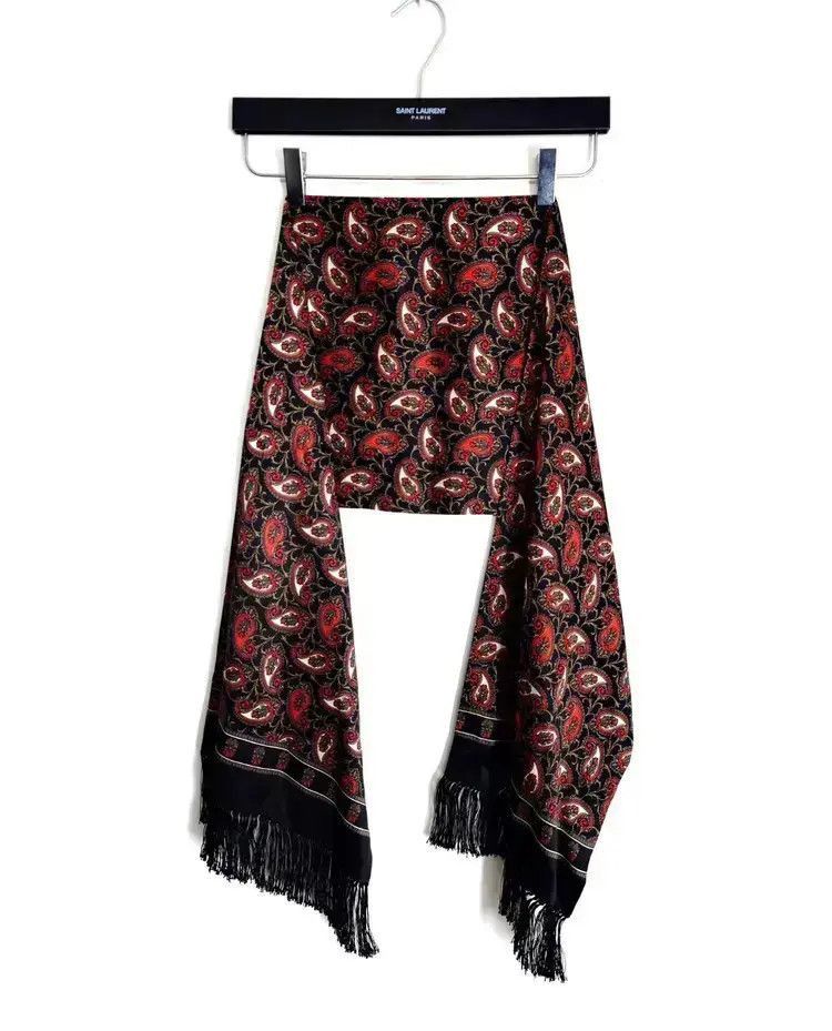 Saint Laurent Paris Saint Laurent Paris 16AW Ethical Pattern Runway Scarf Mojos Size ONE SIZE - 1 Thumbnail