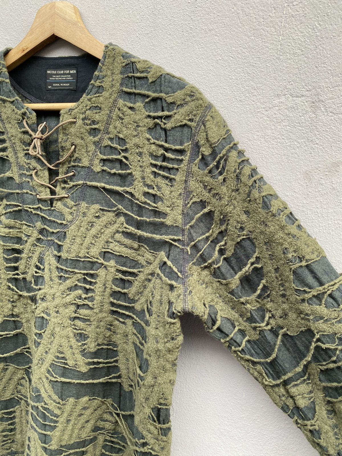 If Six Was Nine × Le Grande Bleu (L.G.B.) × Tete Homme RARE🔥 Nicole Club For Men Spider Web OG Design / Streetwear Size US M / EU 48-50 / 2 - 4 Thumbnail