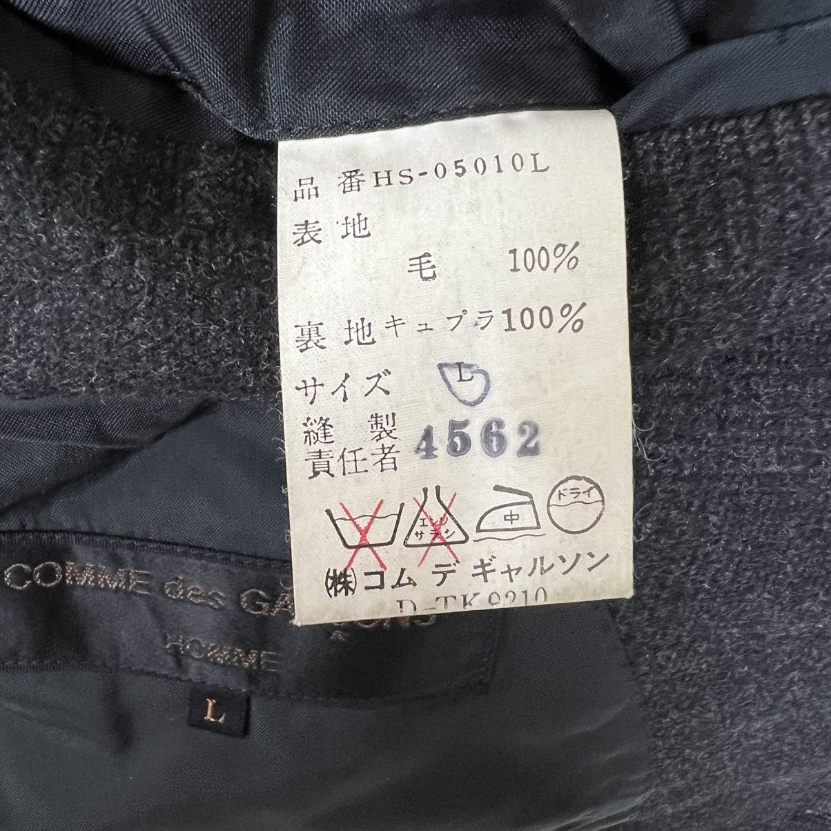 Comme des Garcons Homme Dark Gray Notch Lapel Blazer Size US L / EU 52-54 / 3 - 7 Thumbnail
