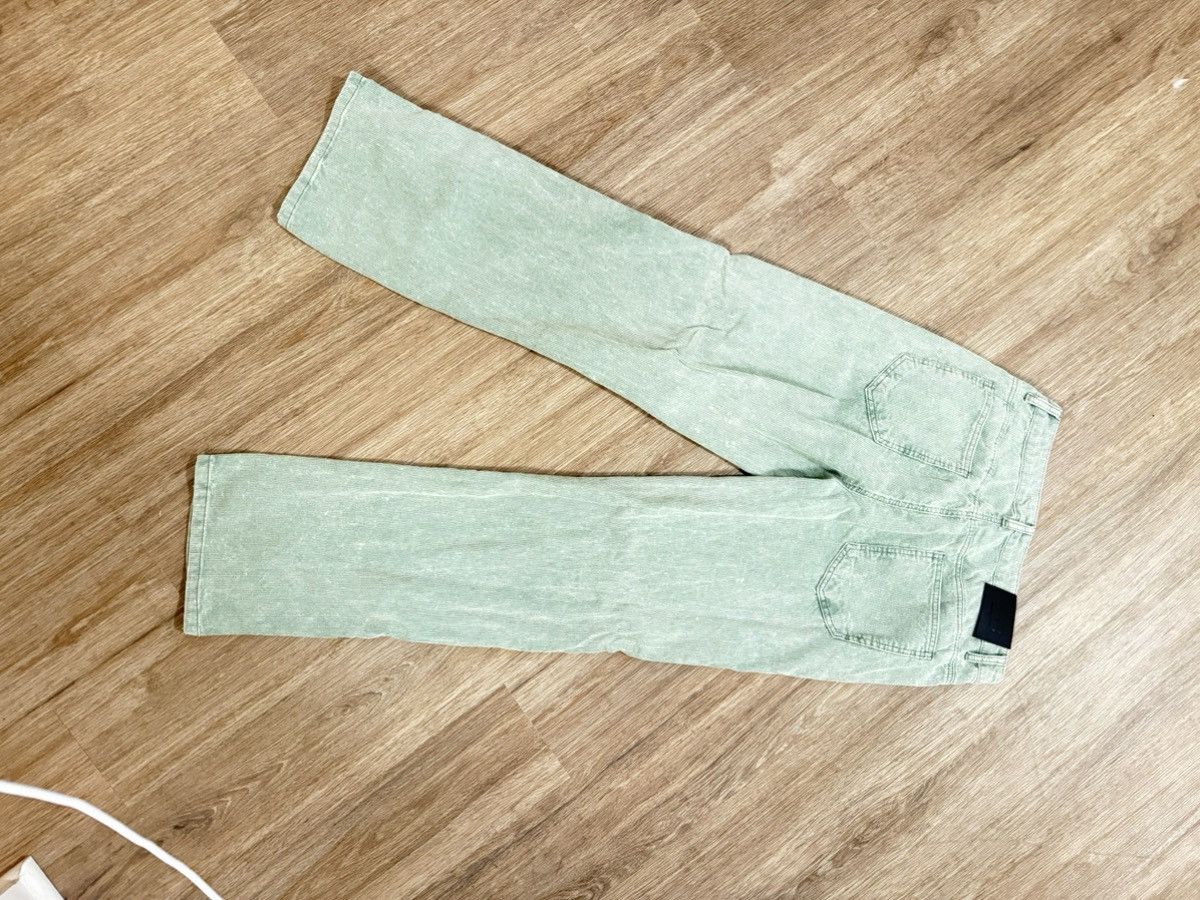 Boohoo × Vintage Boohoo MAN Green/Gray Corduroy Pattern Pants Size US 34 / EU 50 - 4 Thumbnail