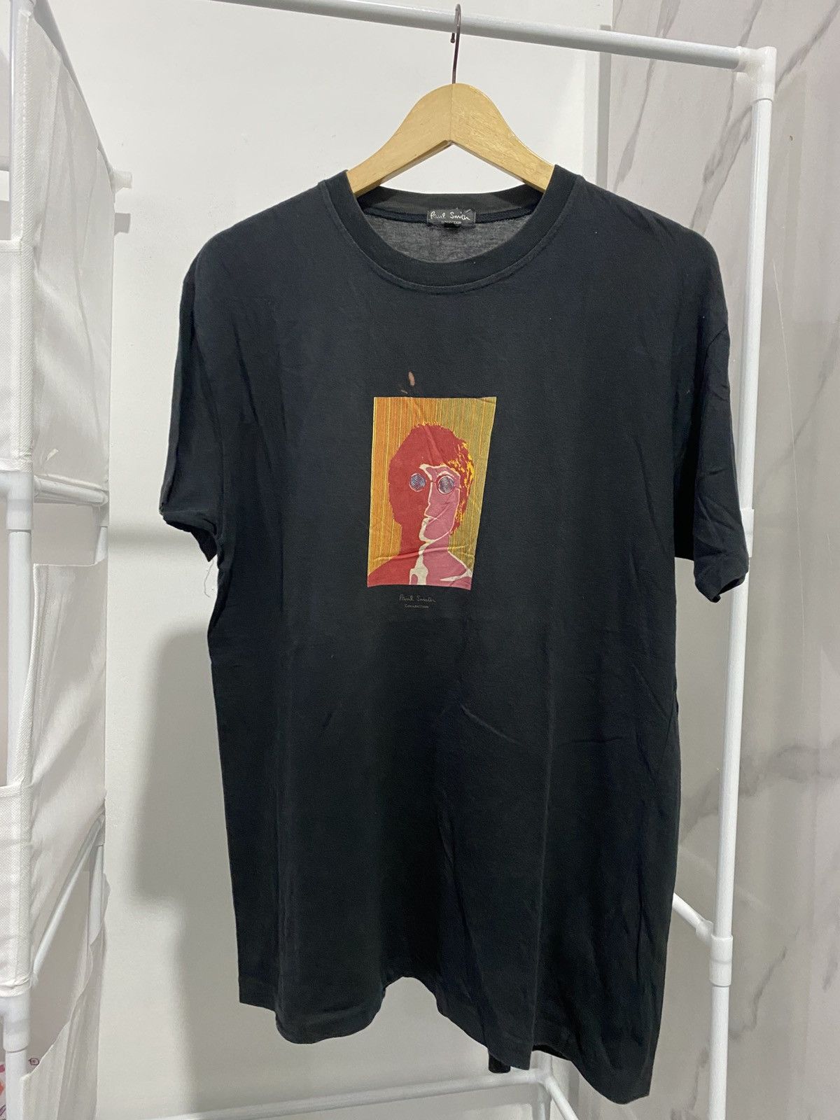 Paul Smith Vintage Paul Smiths X The Beatles John Lennon Tshirt Rare Size US L / EU 52-54 / 3 - 1 Thumbnail