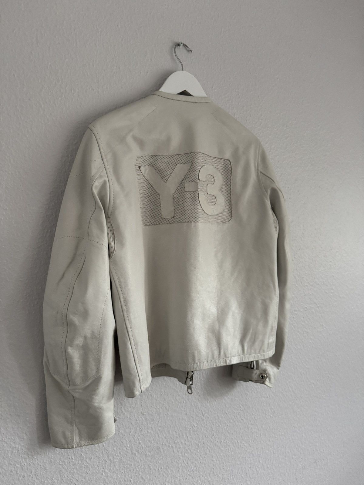 Y-3 Y-3 Adidas x Yohji Yamamoto Leather Racer Jacket Size US S / EU 44-46 / 1 - 5 Thumbnail