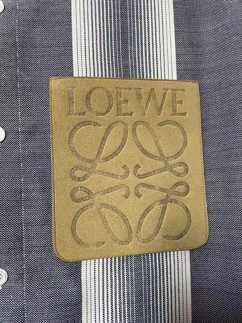 Loewe LOEWE size39 Striped leather card shirt Size XS / US 0-2 / IT 36-38 - 5 Thumbnail