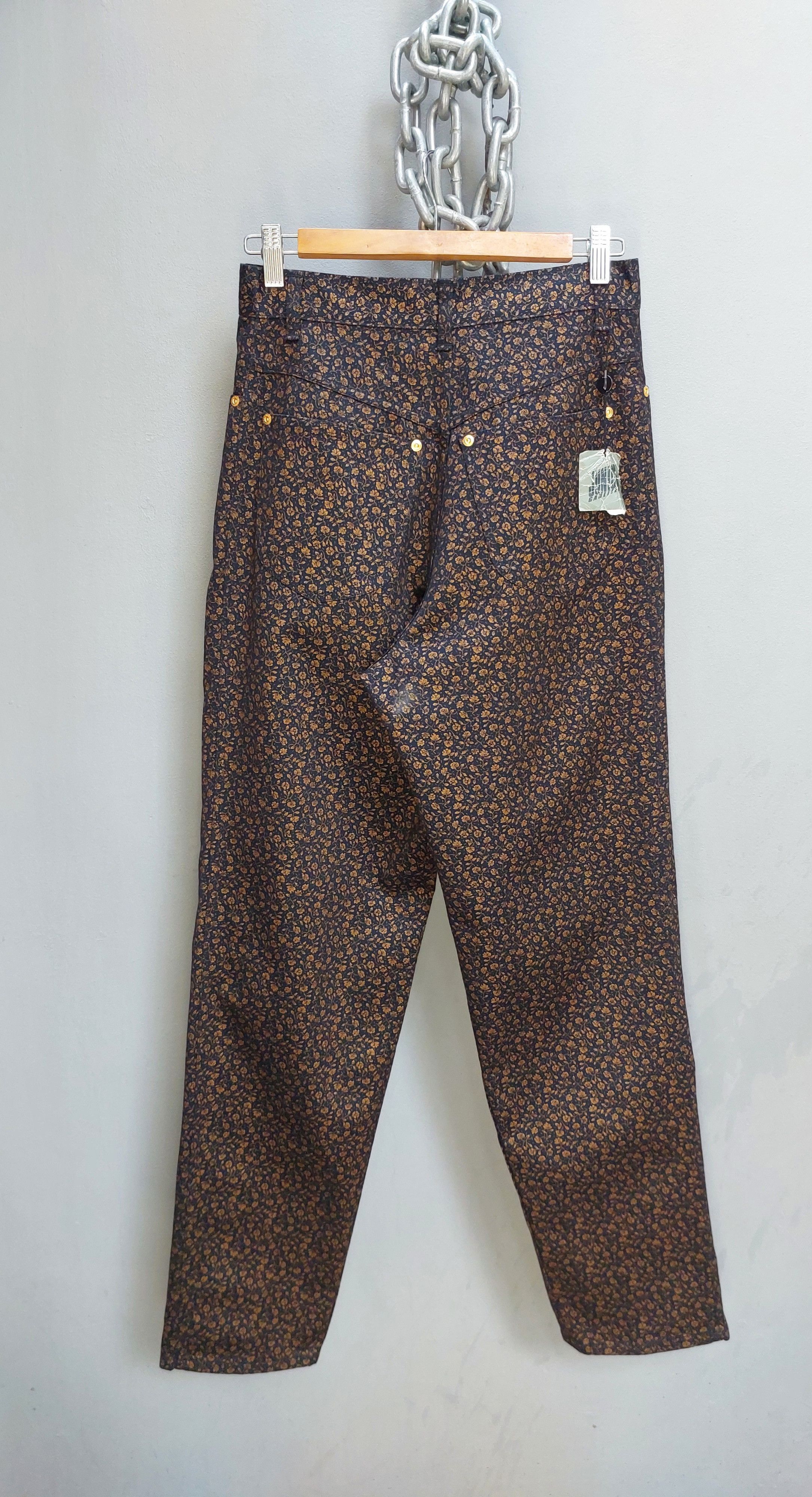 Jean Paul Gaultier Jean Paul Gaultier Floral Brocade Pants BNWT Size US 29 - 8 Thumbnail
