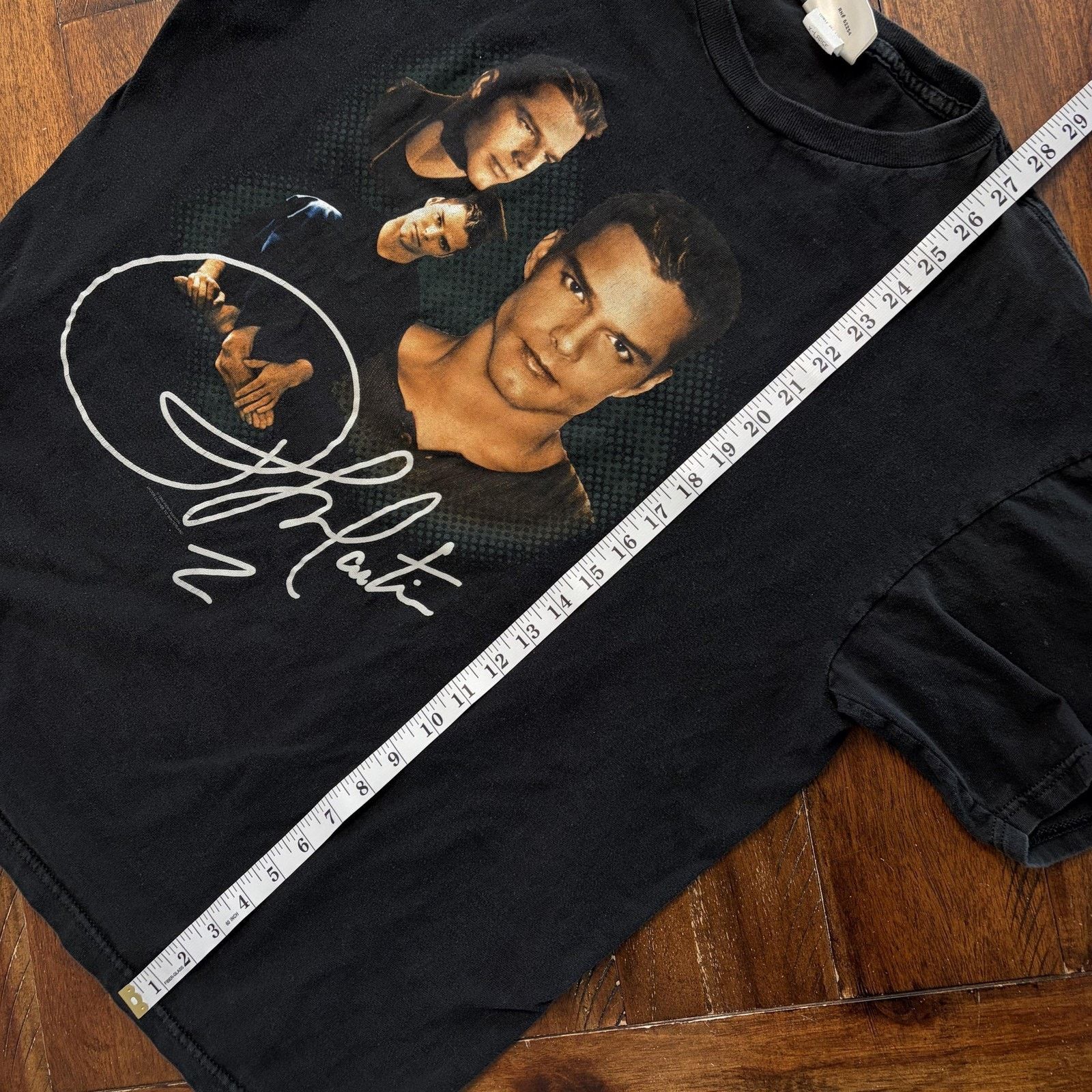 Vintage Vtg Ricky Martin Winterland Shirt Mens XL Black 1999 Tee 90s Size US XL / EU 56 / 4 - 9 Thumbnail