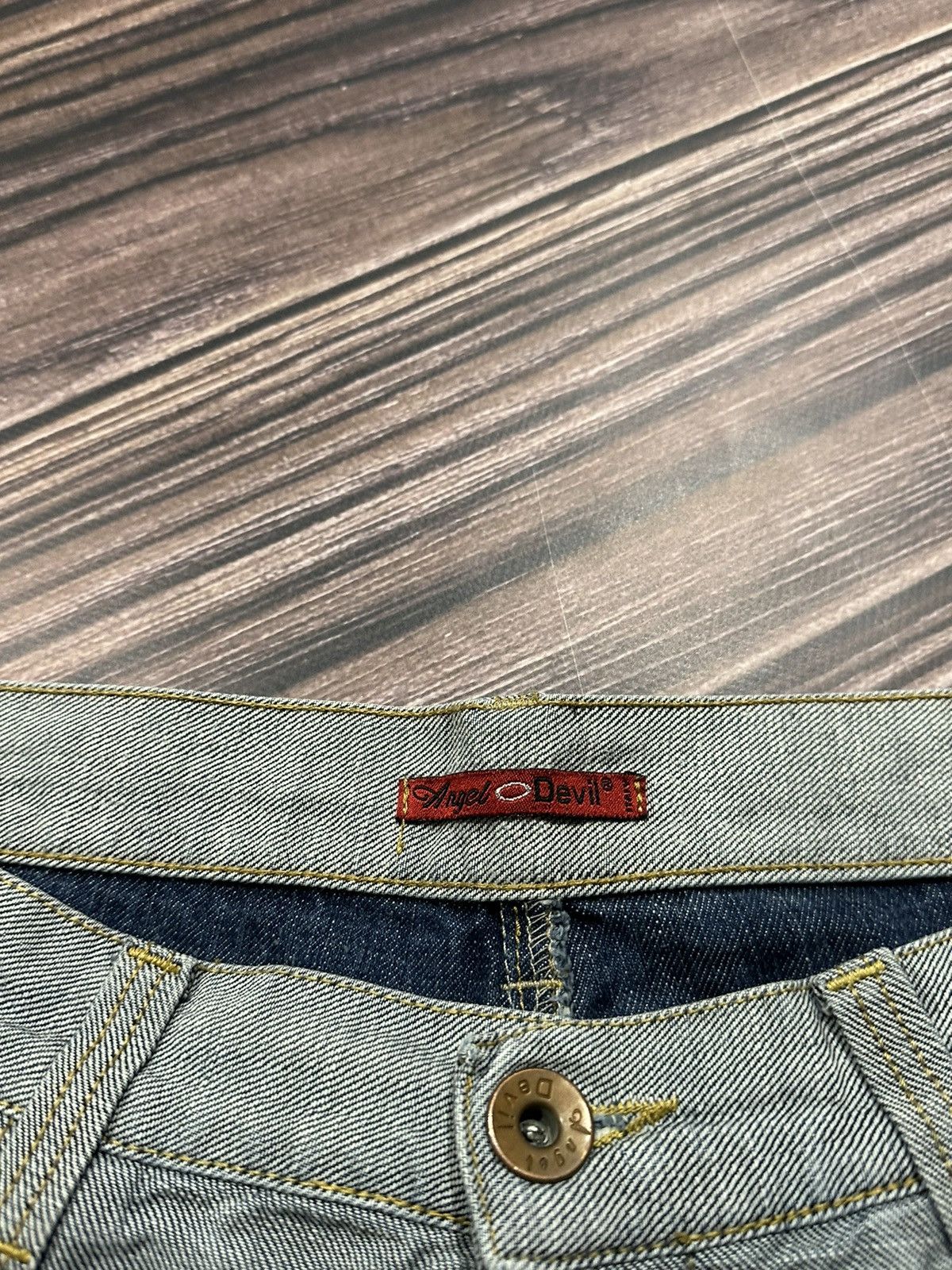 Japanese Brand Vintage Japanese Brand Distressed Jeans Angel Devil Size US 34 / EU 50 - 8 Thumbnail