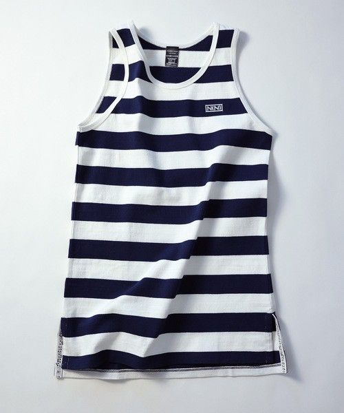 Number (N)ine Number nine WIDE STRIPED LONG TANK TOP Size US M / EU 48-50 / 2 - 1 Preview