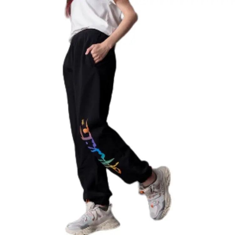 Off-White o1gr1nt0125 Rainbow Offwhite Sweatpant in Black Size 24" / US 00 / IT 34 - 5 Thumbnail