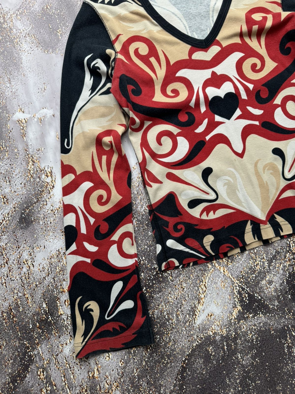 Japanese Brand Vintage Printed Japanese Long Sleeve Size M / US 6-8 / IT 42-44 - 2 Thumbnail