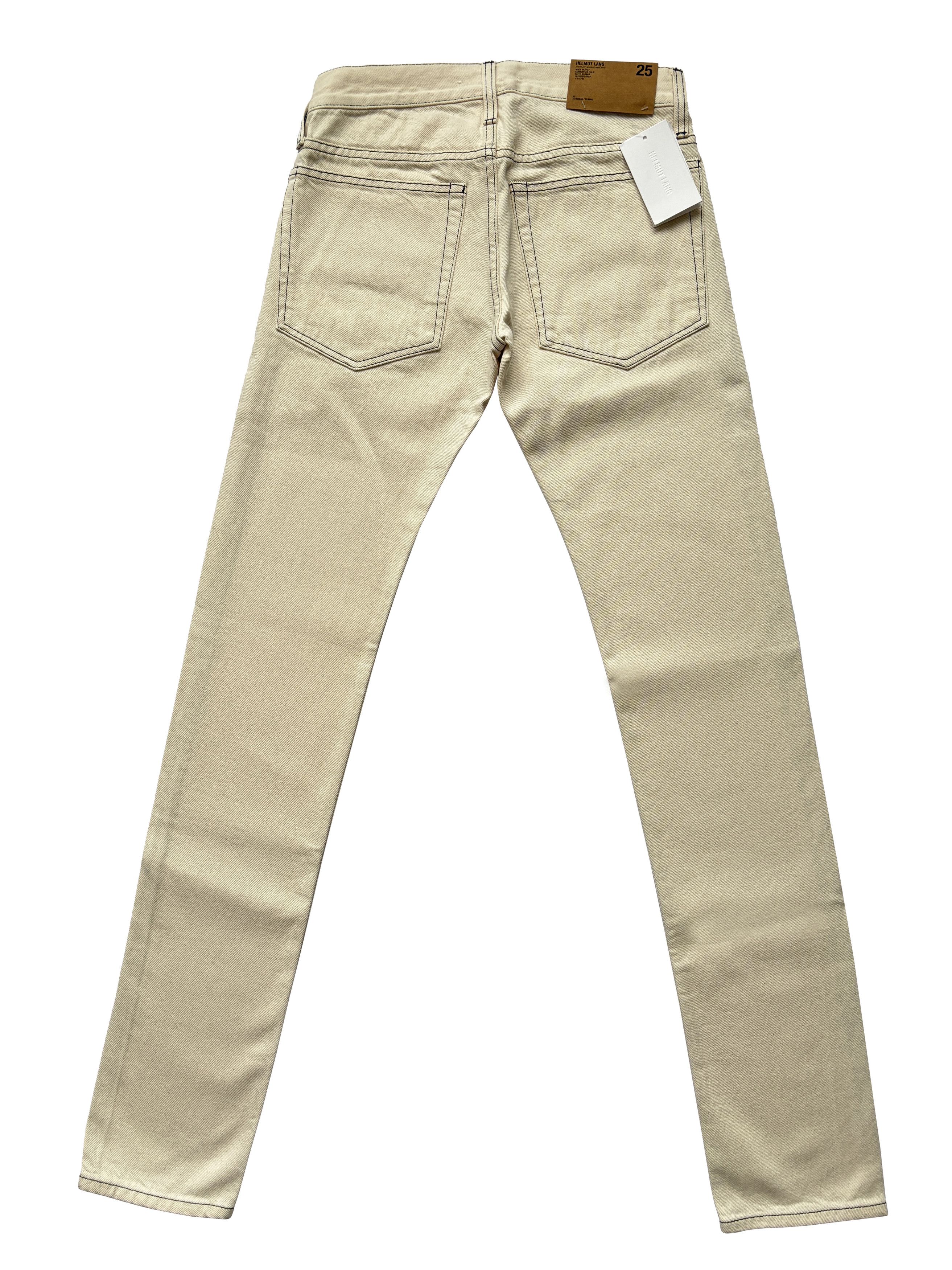 Helmut Lang ⚡️QUICK SALE⚡️Helmut Lang Natural Masc Lo Drainpipe Jeans Size US 28 / EU 44 - 2 Thumbnail
