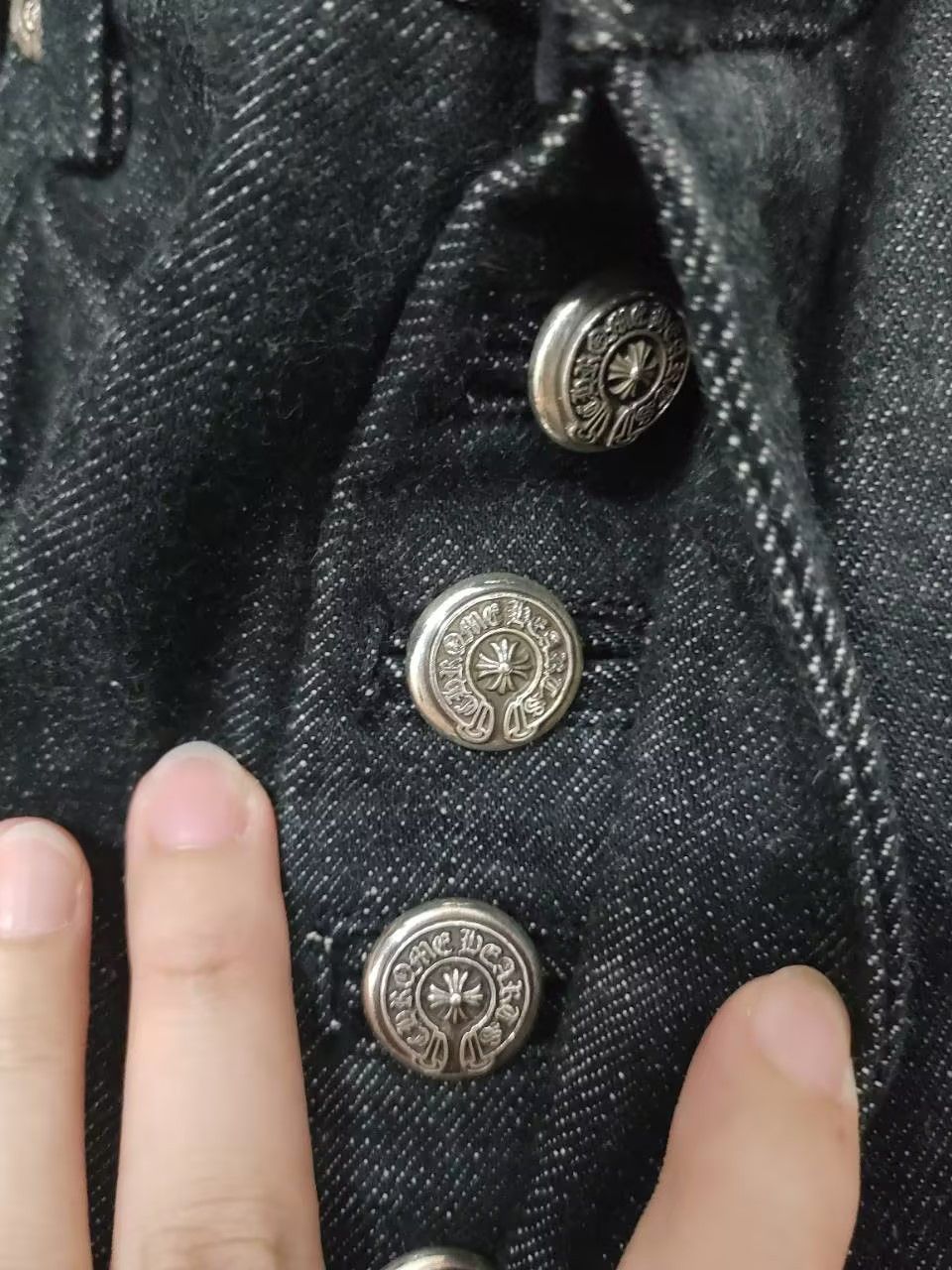 Chrome Hearts Chrome Hearts Black Star Patch Flame Knee Cargo Pants Size US 34 / EU 50 - 5 Thumbnail