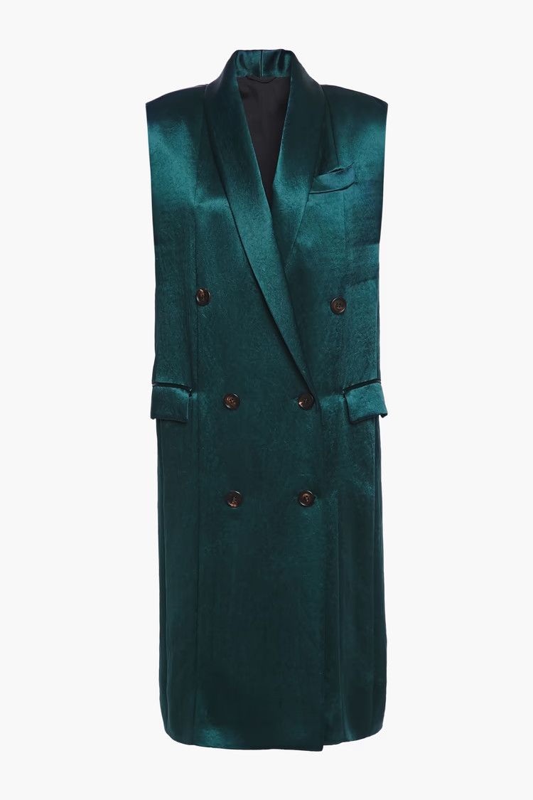 Brunello Cucinelli o1y0725 Pea Coat in Emerald Green Size M / US 6-8 / IT 42-44 - 1 Thumbnail
