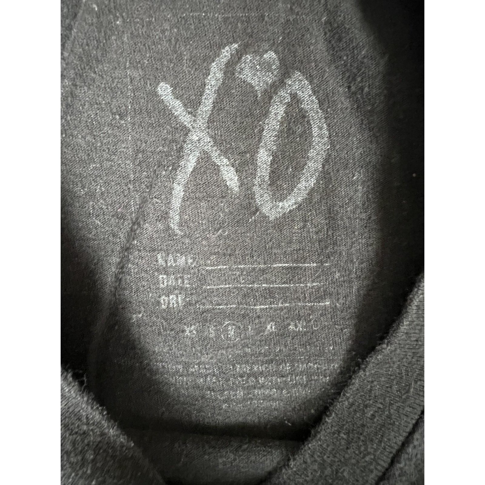 XO The Weeknd Legend Licensed T-Shirt Size Medium Concert Star Size US M / EU 48-50 / 2 - 6 Thumbnail