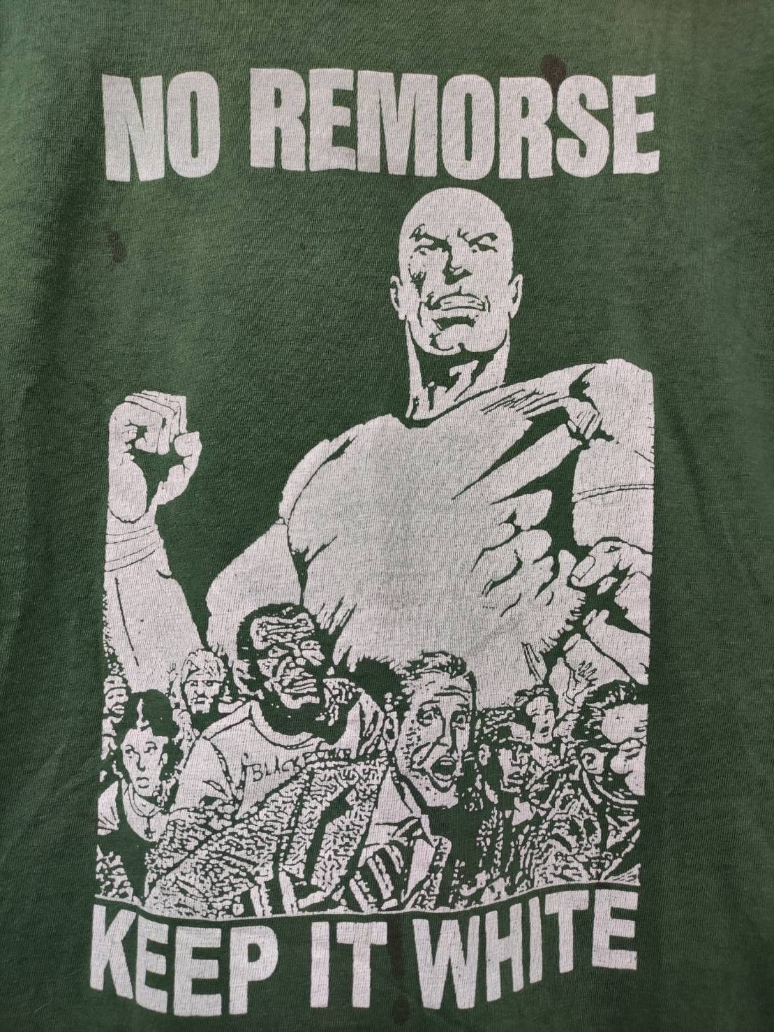Vintage Rare! Vtg 90's No Remorse Band " Keep it White " T-Shirt Size US L / EU 52-54 / 3 - 3 Thumbnail