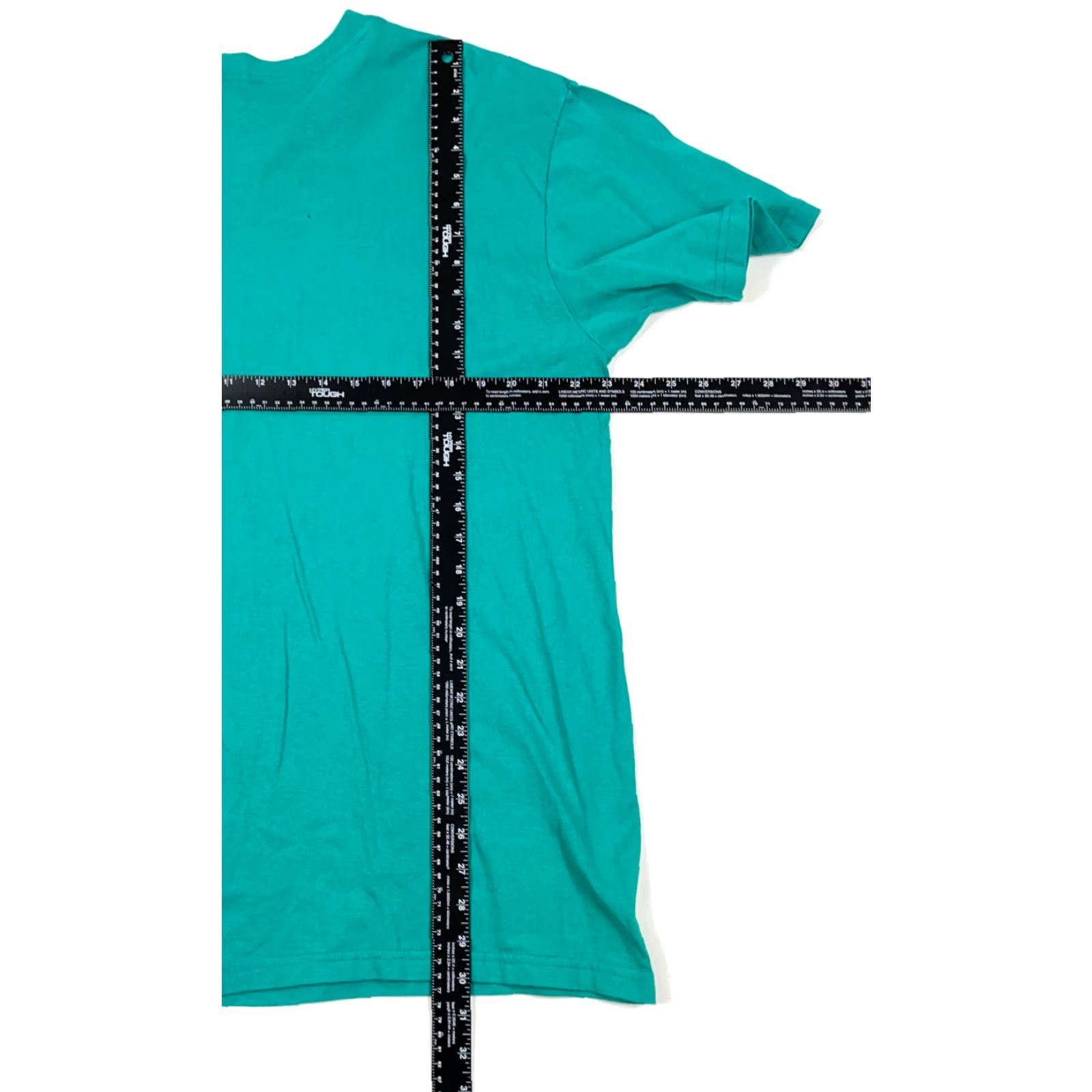 Vintage VINTAGE Ballet Southwestern Jeweled T-Shirt Adult One Size Green Geometric 90s Womens Size ONE SIZE - 7 Thumbnail