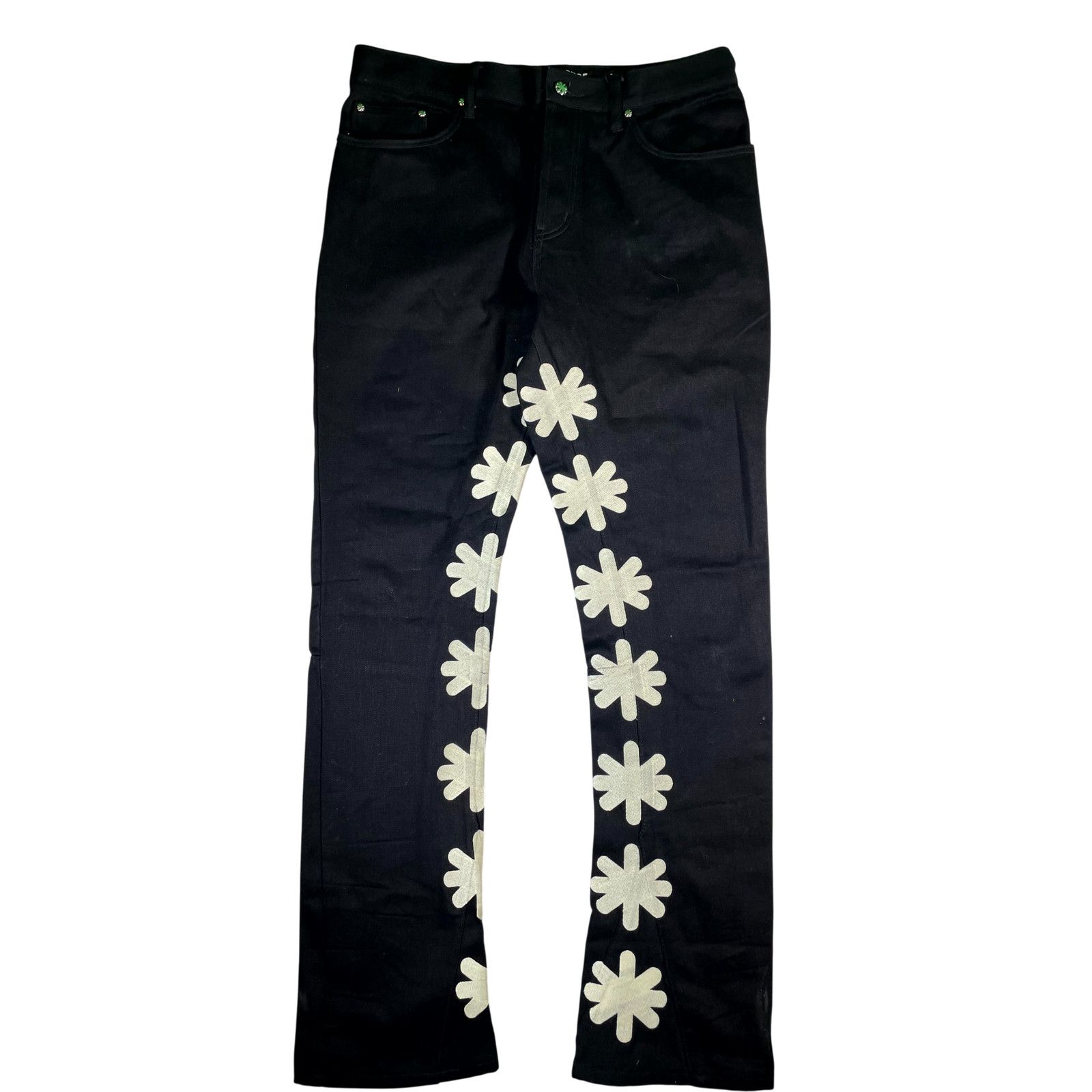 LOST SHDWS Black & Cream Jeans