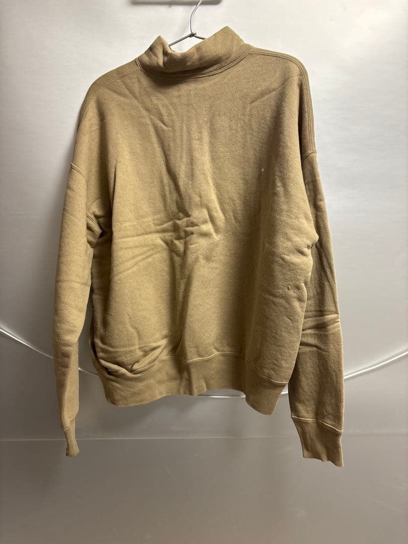 Auralee AURALEE BACK WOOL HALF ZIP P/O Beige M Size US M / EU 48-50 / 2 - 2 Thumbnail