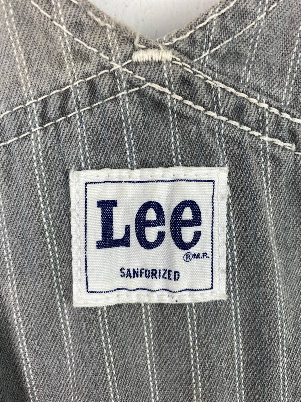 Lee vintage lee hickory striped overall denim Size US 37 - 15 Thumbnail