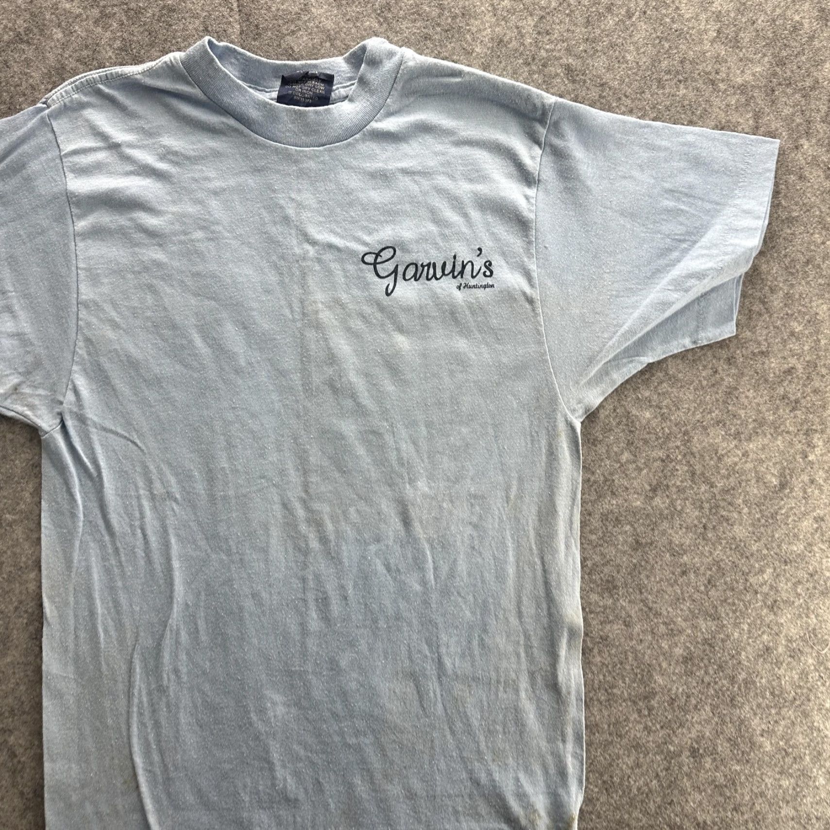 Other VINTAGE Garvin's Shirt Mens Medium Blue Mardi Gras 1987 Event Tee T-Shirt 80s Size US M / EU 48-50 / 2 - 2 Thumbnail