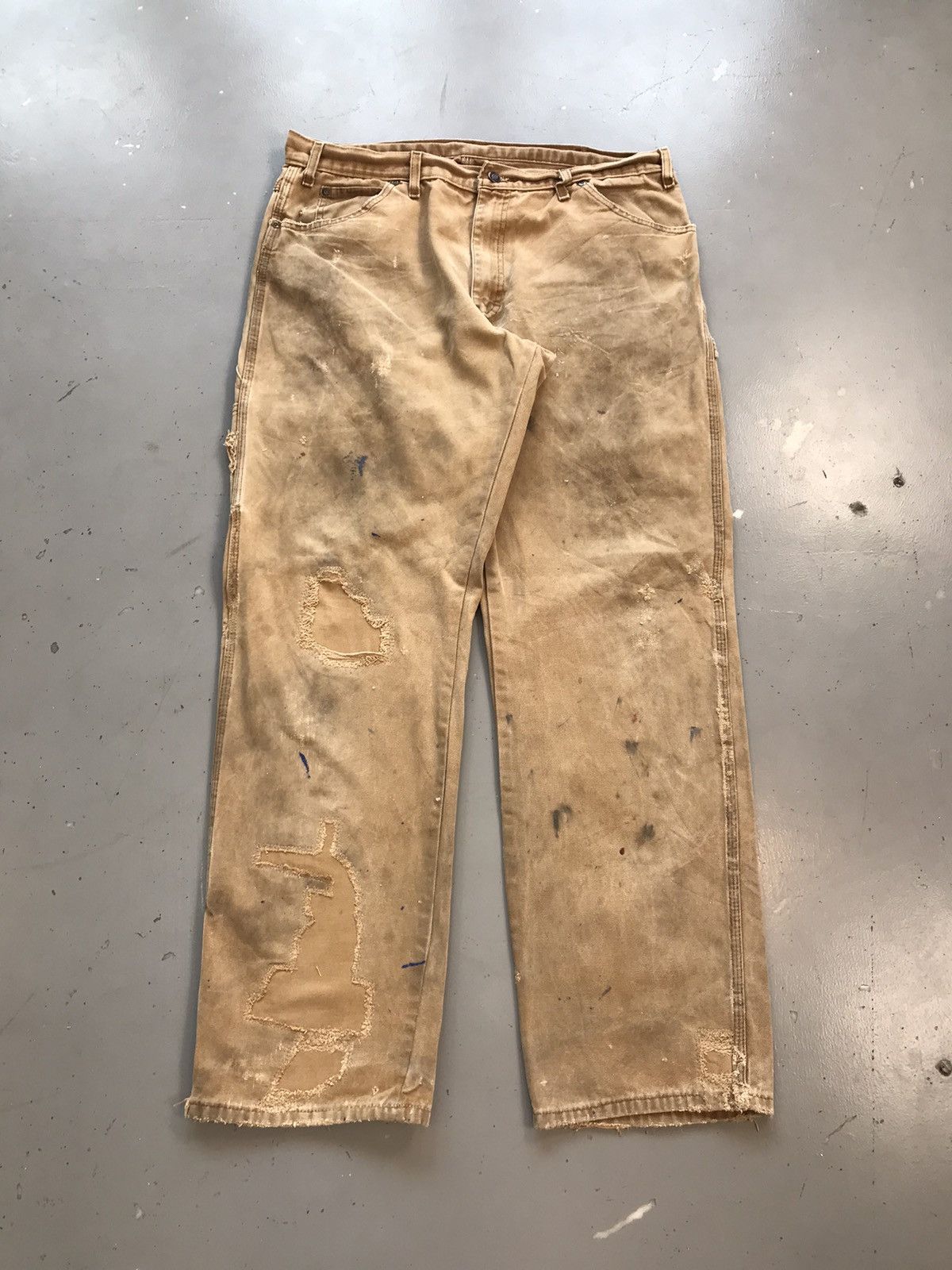 Dickies × Vintage Vintage dickies straight fit carpenter denim Size US 36 / EU 52 - 1 Thumbnail