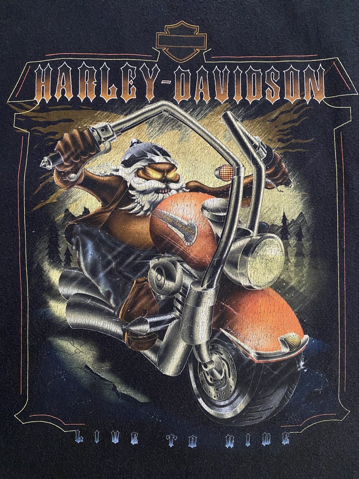 Harley Davidson × Vintage Harley Davidson Voodoo Vintage T shirt Size US XL / EU 56 / 4 - 3 Thumbnail