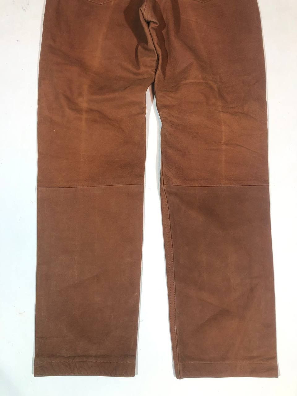 Leather × Vintage John Devin Clasics Racing Biker Leather Pants Vintage Size US 34 / EU 50 - 5 Thumbnail