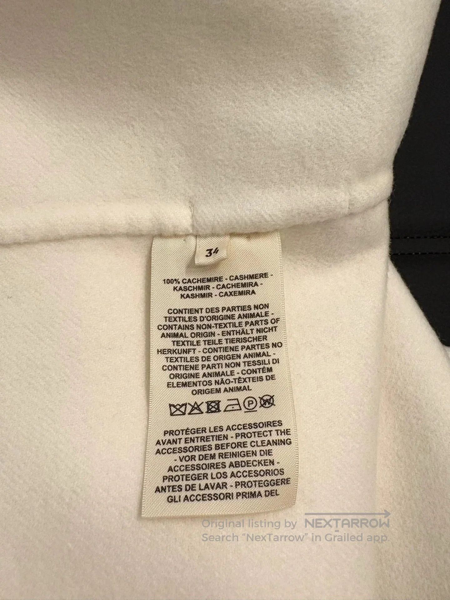Hermes Hermes Cream Belted Coat Size 34. Size US XXS / EU 40 - 6 Thumbnail