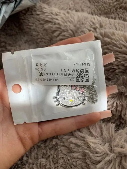Anime Riruuko x Kyono Hello Kitty Pendant Necklace Size ONE SIZE - 5 Thumbnail