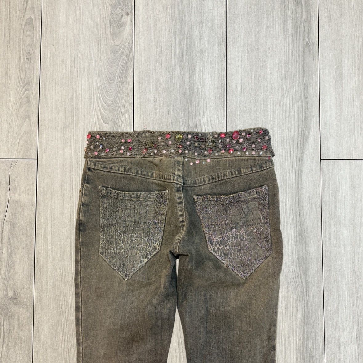 Richmond Denim John Richmond AW04 Jewel Embellished Chain Denim Size US 30 / EU 46 - 1 Thumbnail
