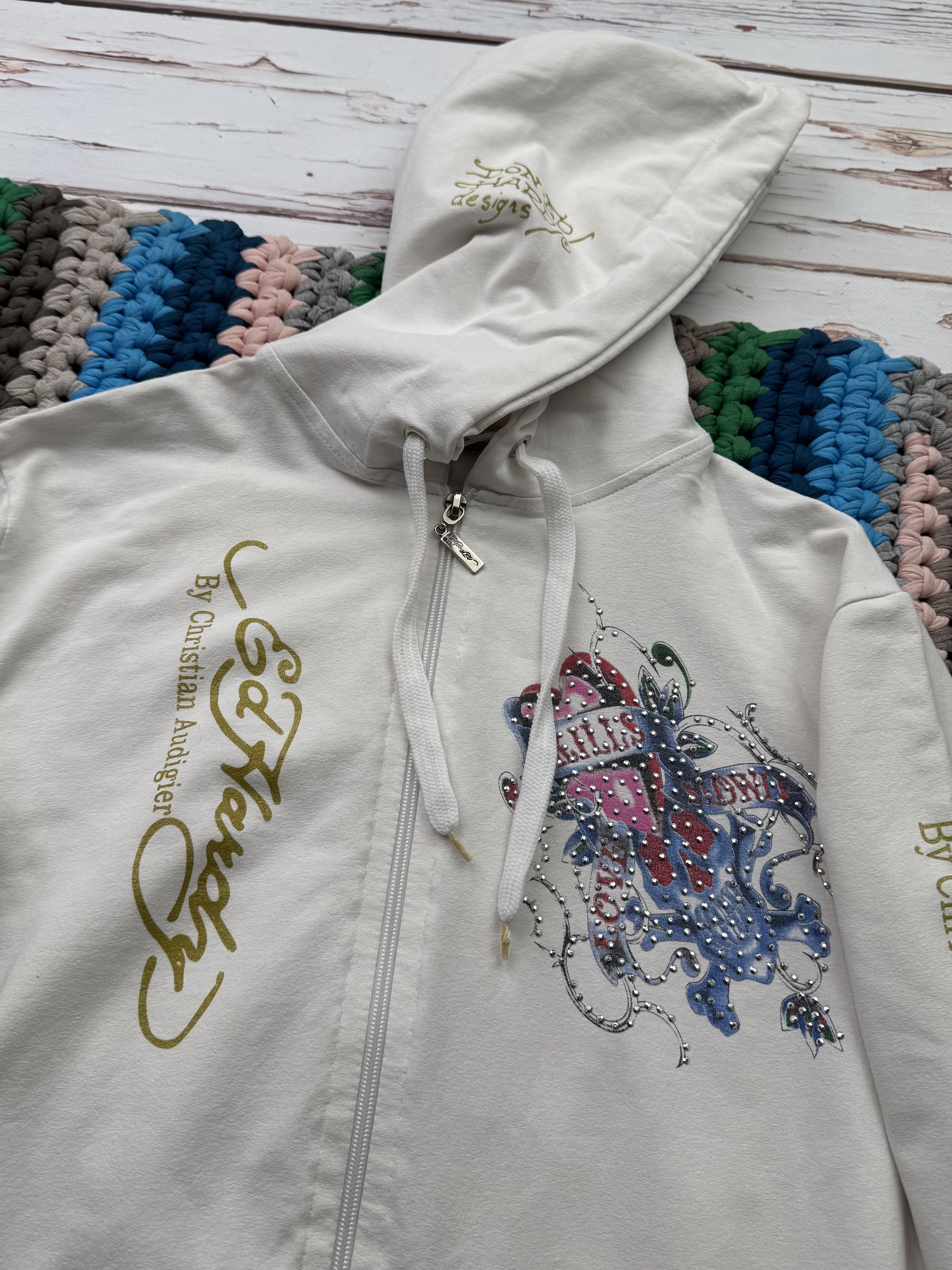Ed Hardy Ed Hardy Vintage Hoodie Size M / US 6-8 / IT 42-44 - 5 Thumbnail