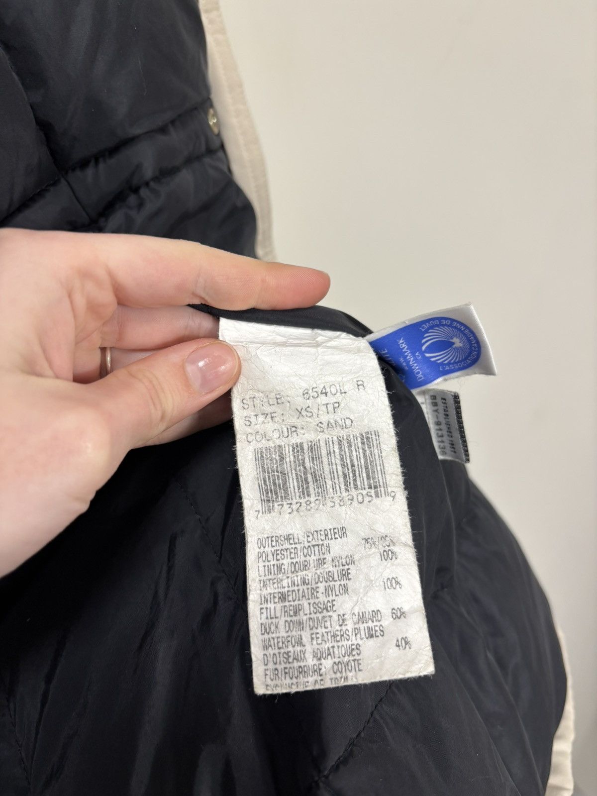 Canada Goose Canada Goode Trillium Women’s Beige Hooded Down Parka Jacket Size XS / US 0-2 / IT 36-38 - 16 Thumbnail