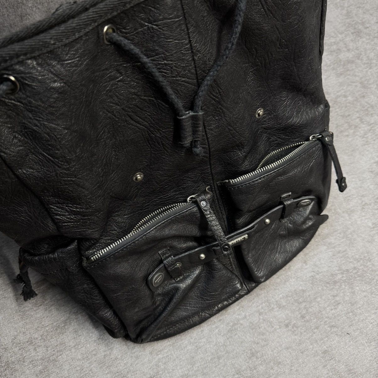 Diesel Leather Backpack vintage bag y2k